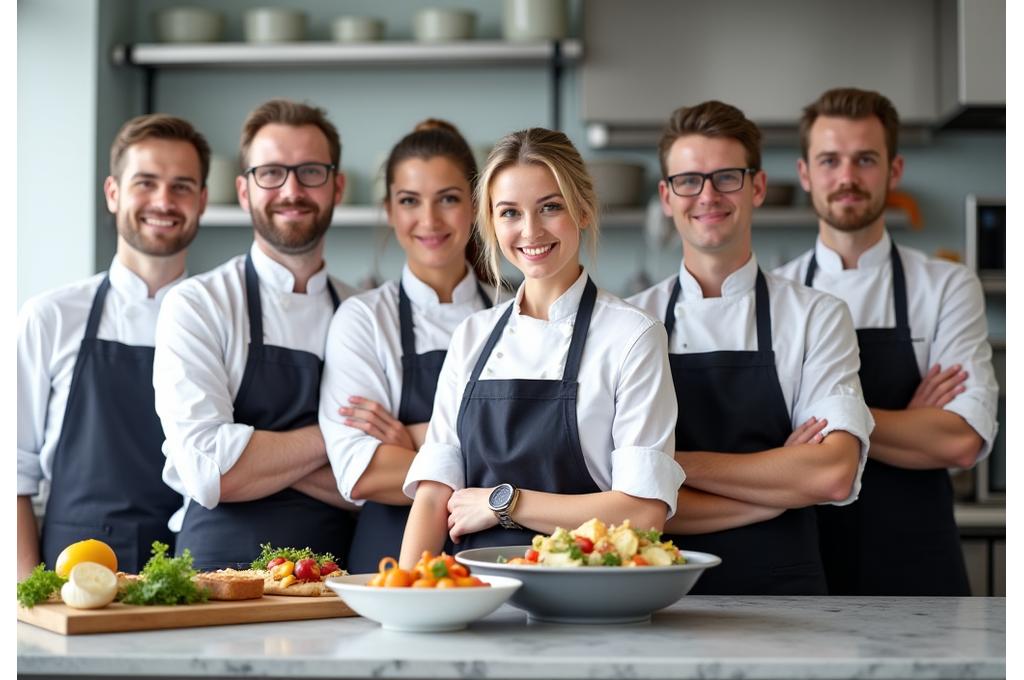 Tim ahli The Gourmet Palette di Singapura